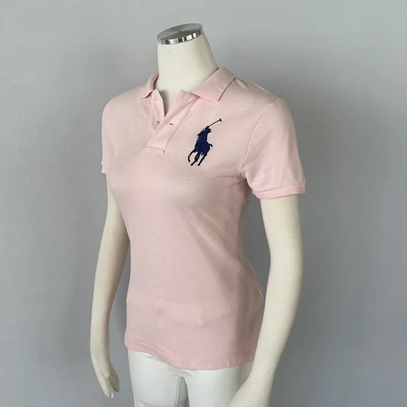 NWT Ralph Lauren Skinny Fit Big Polo Pink Small - Picture 7 of 12